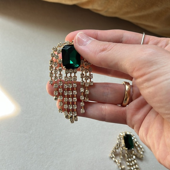 Mignonne Gavigan Irving Earrings Emerald Green - Picture 11 of 11